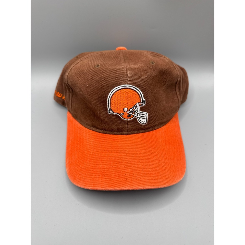 Vintage Cleveland Browns Starter Snapback Hat Brown Orange NFL Cap Cotton #54 - Picture 4 of 12